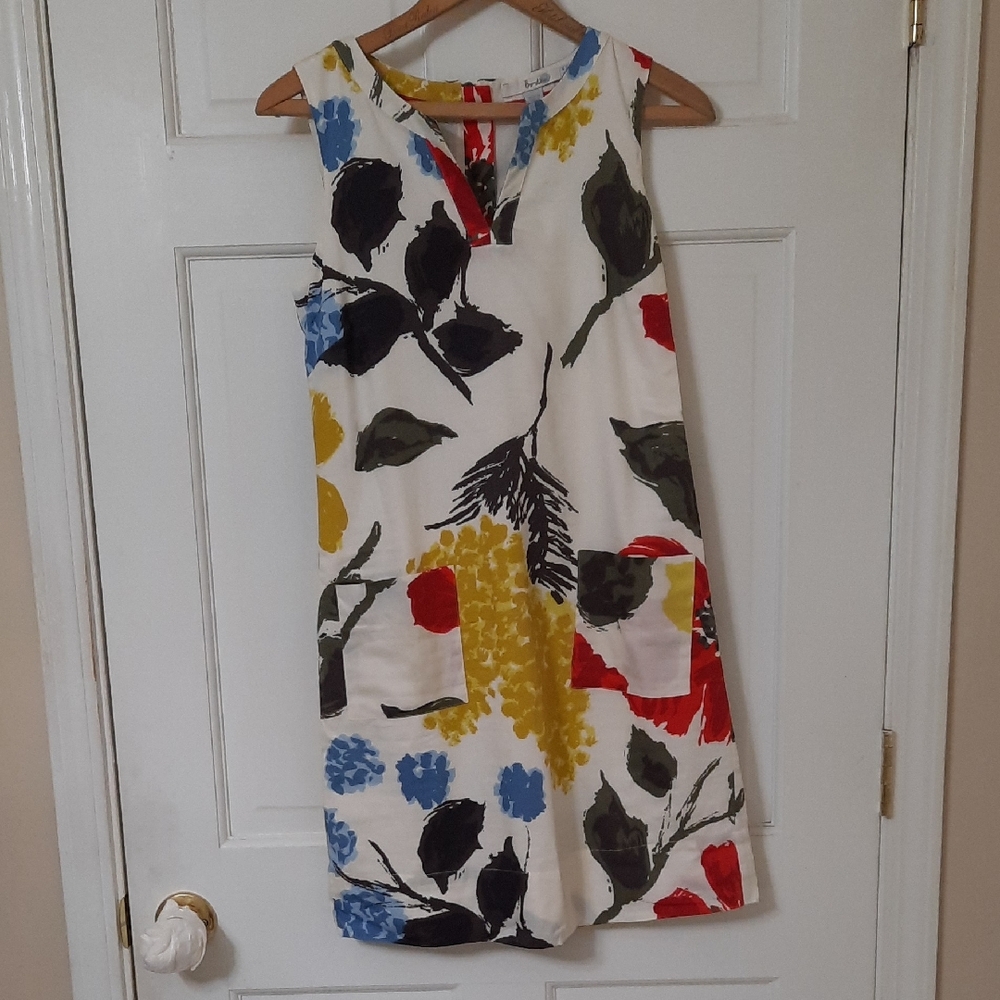 Boden Multicolor Floral Dress Sz 4R